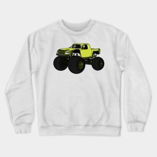 Monster truck cartoon illustration Crewneck Sweatshirt